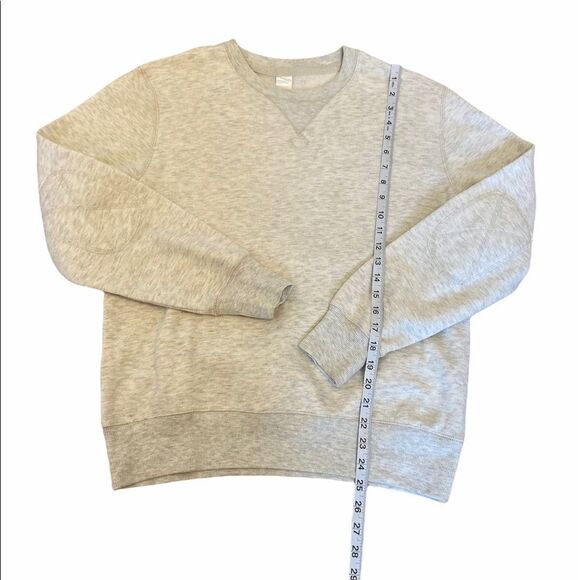 Grey Pullover Crew Neck Cotton Poly Sweatshirt M - Picture 5 of 9